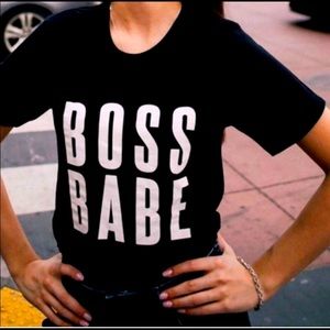 Boss Babe Black Graphic Tee